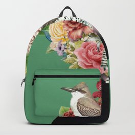 Lady with Birds(portrait) 2 Backpack