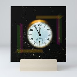 Time passes like soap bubbles Mini Art Print
