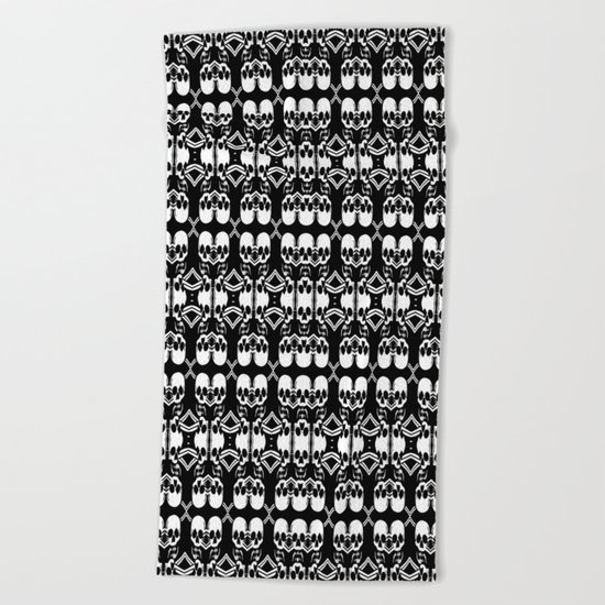 Saber Skulls (Smaller) Beach Towel