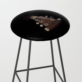 Vintage Guitar Rock and Roll Music Player Bar Stool
