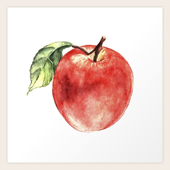 Apple Art Print