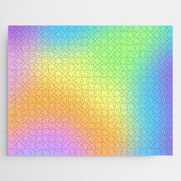 Bright Pastel Multicolor Blur Jigsaw Puzzle