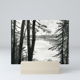 untitled: pond Mini Art Print