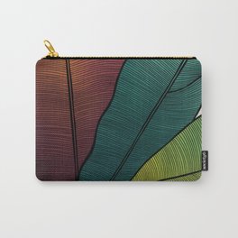 Exotic Colorful Leaves No. 3 Carry-All Pouch