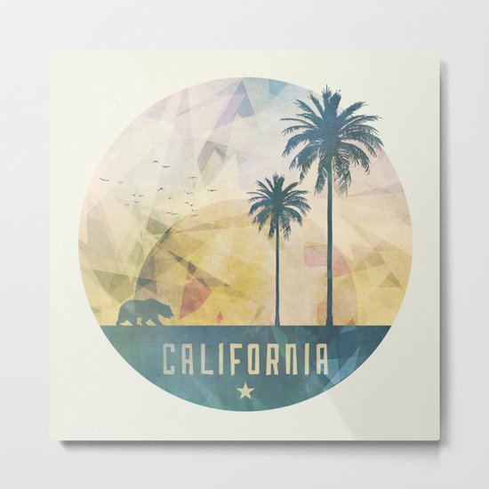California Metal Print