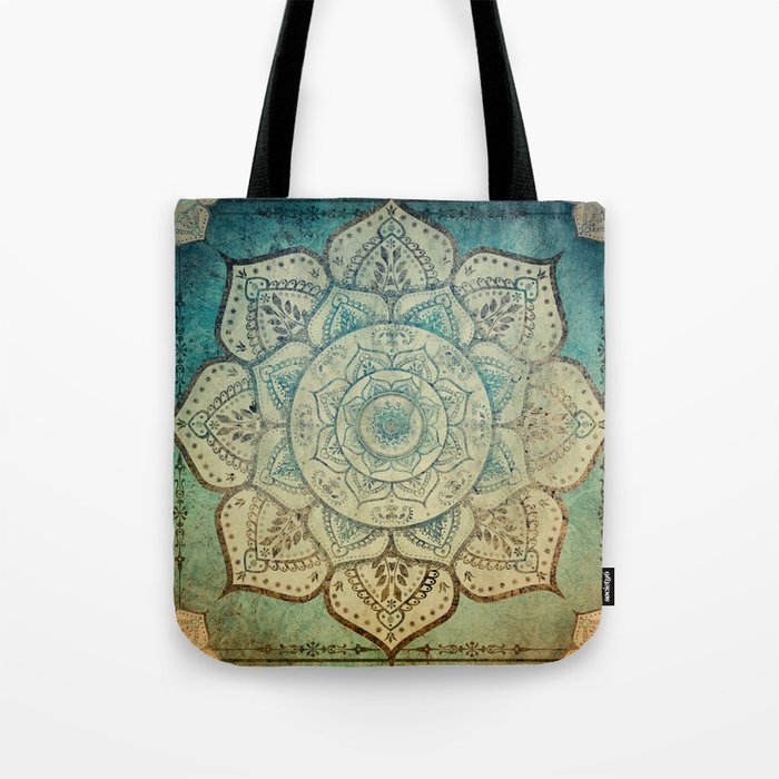 Faded Bohemian Mandala Tote Bag By Inspiredimages Faded Bohemian Mandala Tote Bag By Inspiredimages