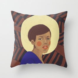 Her halo Throw Pillow