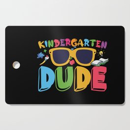 Kindergarten Dude Sunglasses Cutting Board