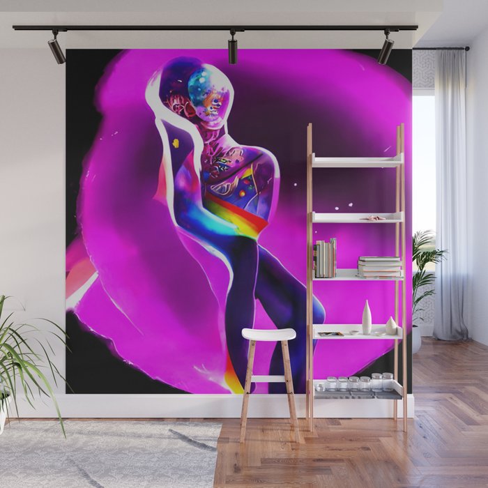 The Neurodivergent Mask Wall Mural