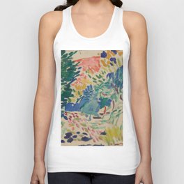 Landscape at Collioure by Henri Matisse Tank Top