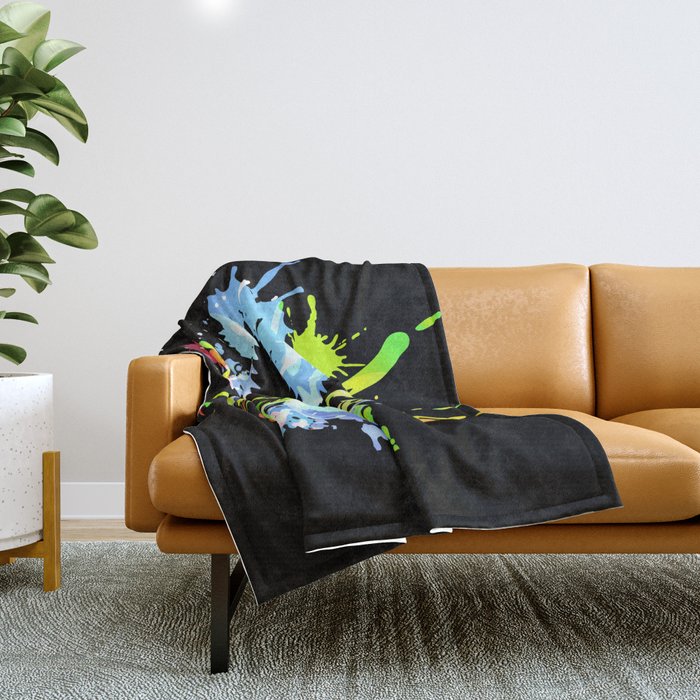 marijuana  canabis Throw Blanket