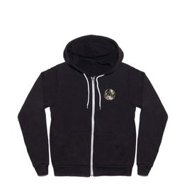Silver and Gold Zip Hoodie