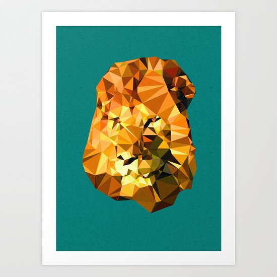 Atayah's Lion Art Print