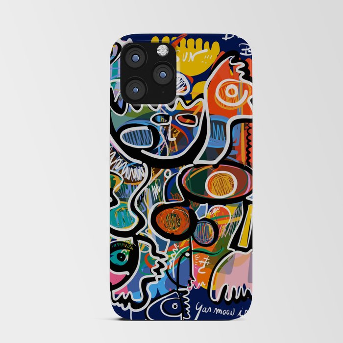 Back to the Basics Graffiti Street Art by Emmanuel Signorino iPhone Card Case