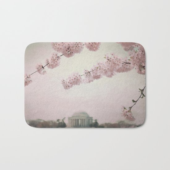 Washington DC Cherry Blossoms Bath Mat
