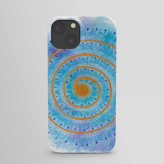 Light Language - The Golden Spiral of Ascension iPhone Case