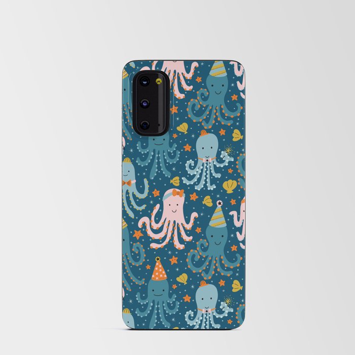 Octopus Birthday Party Pattern Android Card Case