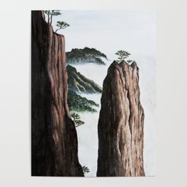 Sky mountains Poster