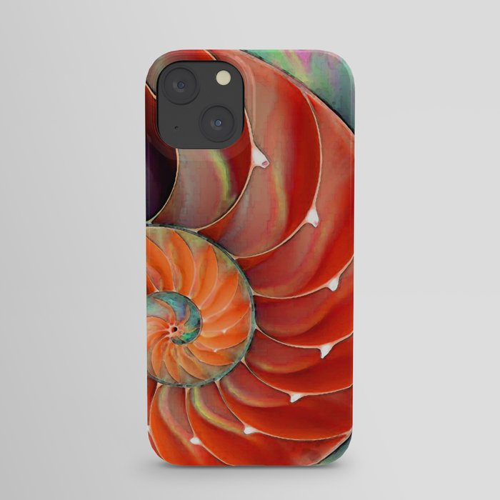 Nautilus Shell - Nature's Perfection by Sharon Cummings iPhone Case