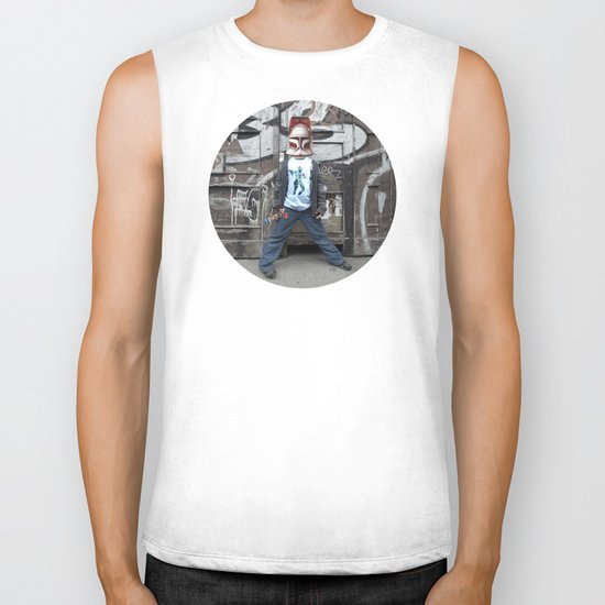 StarWars Kid 1 Collage Biker Tank