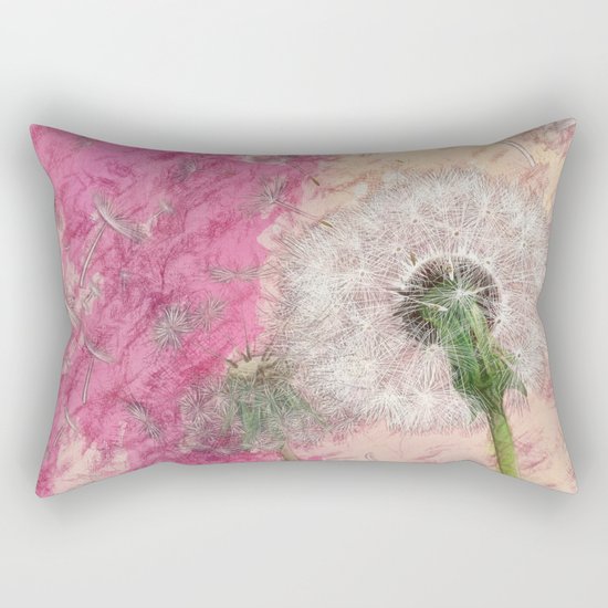 Dandelion - pastel fantasy Rectangular Pillow