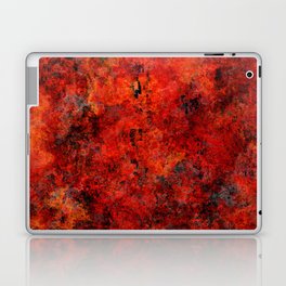 Warm dark and red wall Laptop Skin