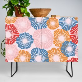 Abstract Flower Pattern 06 Credenza