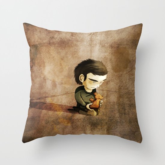 Shy Throw Pillow