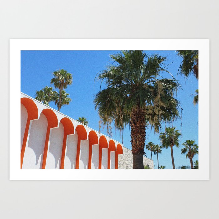 Retro Motel Print Art Print