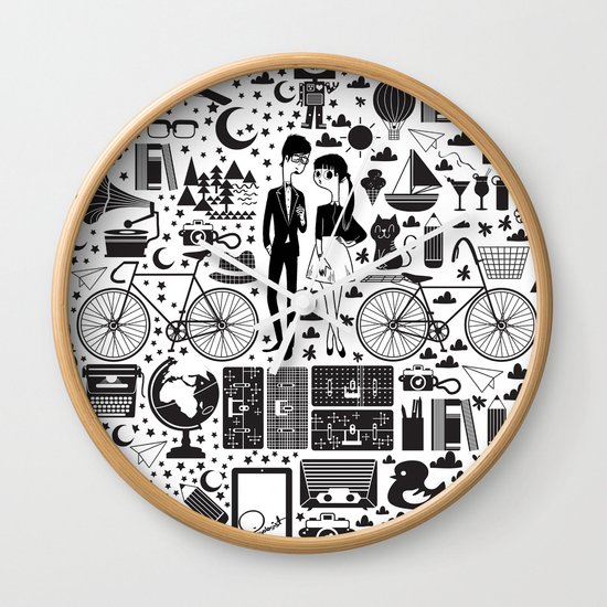 LIKES PATTERNS Wall Clock