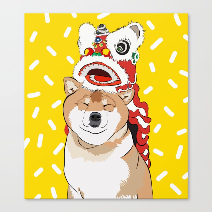 Year of the Dog Canvas Print