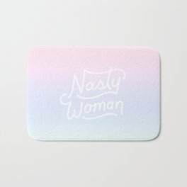 Nasty Woman Rainbow Bath Mat
