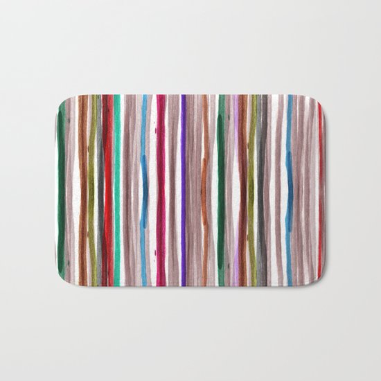 Rainbow Stripes 2 Bath Mat