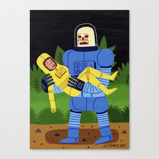 Loss in Space Canvas Print