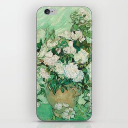 Roses - Still Life, Vincent van Gogh iPhone Skin