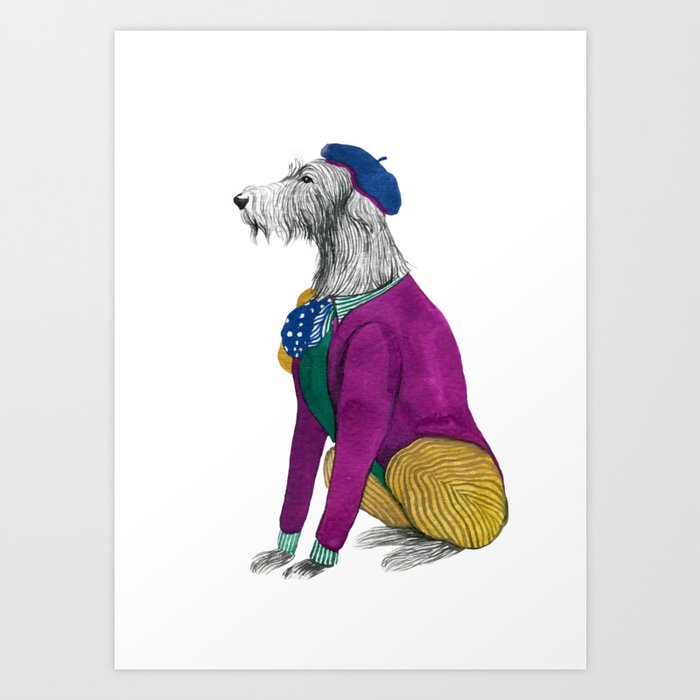 Irish Wolfhound Art Print