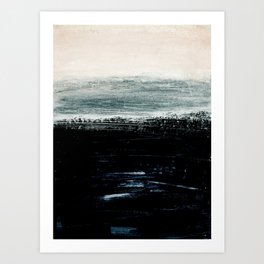 abstract minimalist landscape 3 Art Print