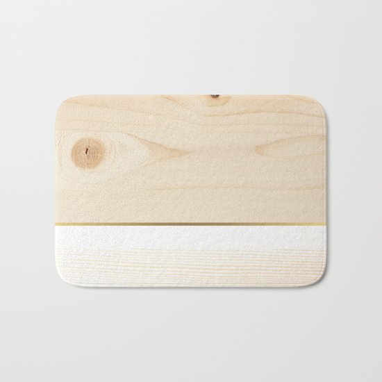 Wood #1 Bath Mat
