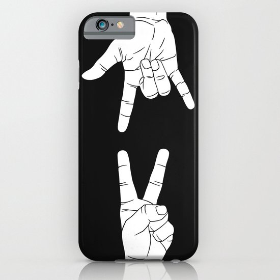 Peace Love and Rock N Roll iPhone & iPod Case