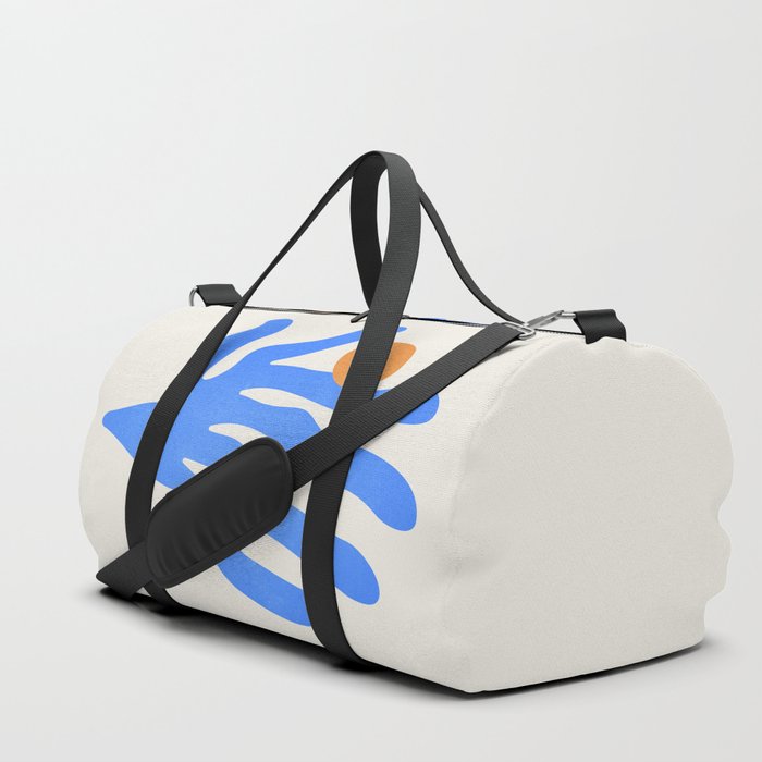 Jazz Blue Leaf: Matisse Series 02 | Mid-Century Edition Duffle Bag