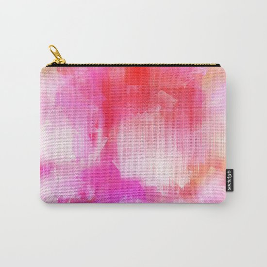 Abstract pink energetic Carry-All Pouch