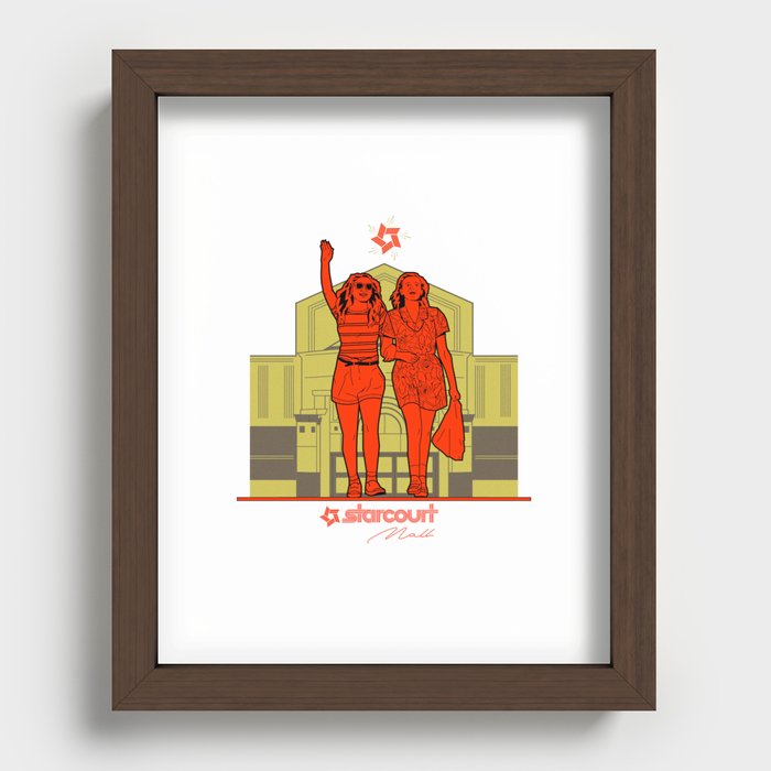 Shopping Time! Recessed Framed Print