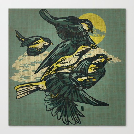 The Gatherers Canvas Print