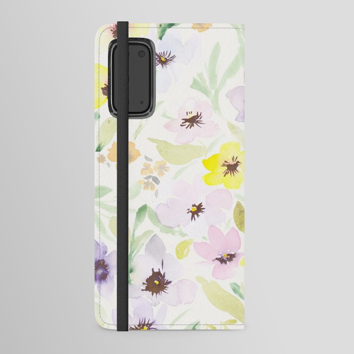 Mediterranean Flowers - soft version Android Wallet Case
