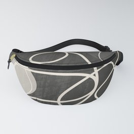 Abstract Face Line Art 13 Fanny Pack
