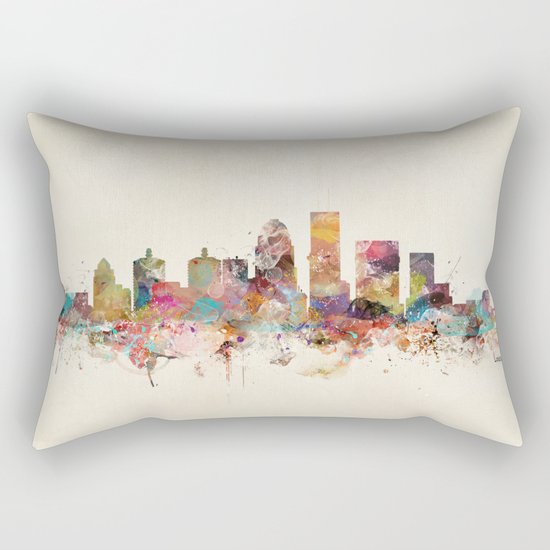 louisville kentucky skyline Rectangular Pillow