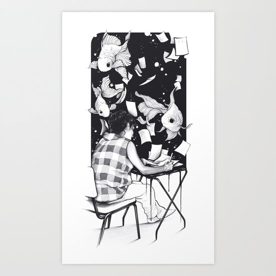 Submerged Art Print