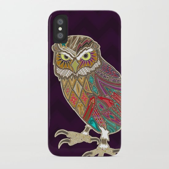 little brother owl iPhone Case