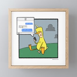Let's Duck Framed Mini Art Print