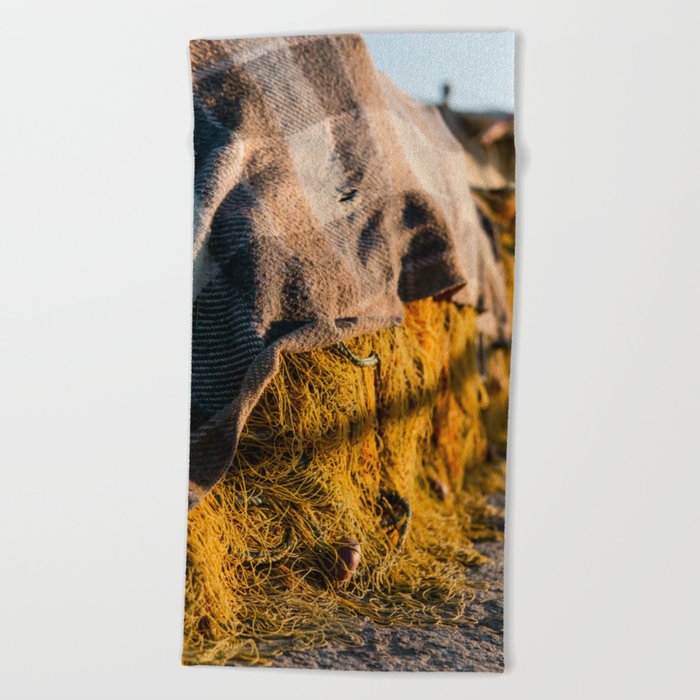 Fishers Net | Marine Life in Greece, Europe | Travel Photography in South of Europe Beach Towel